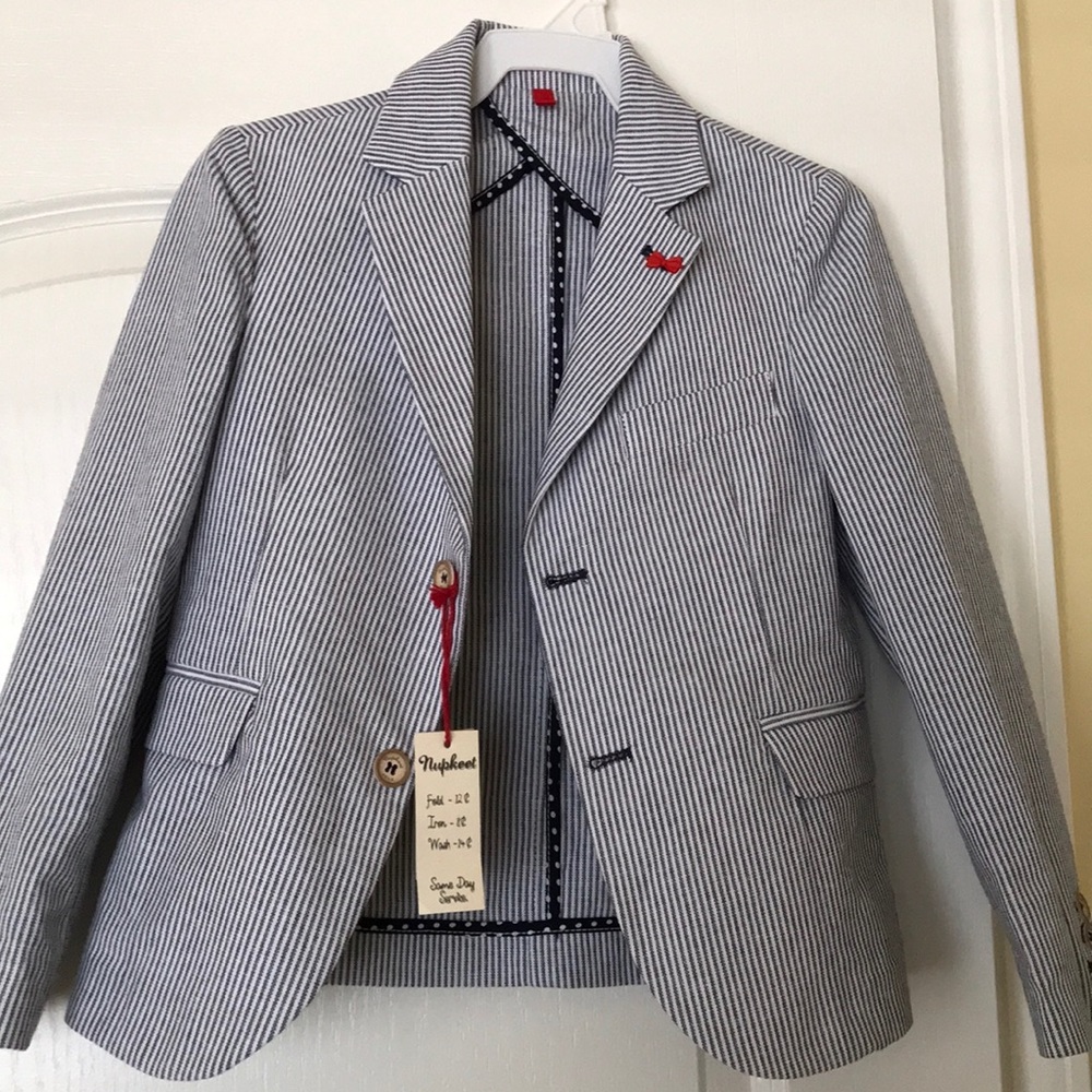 Boys summer dressy jacket size 8